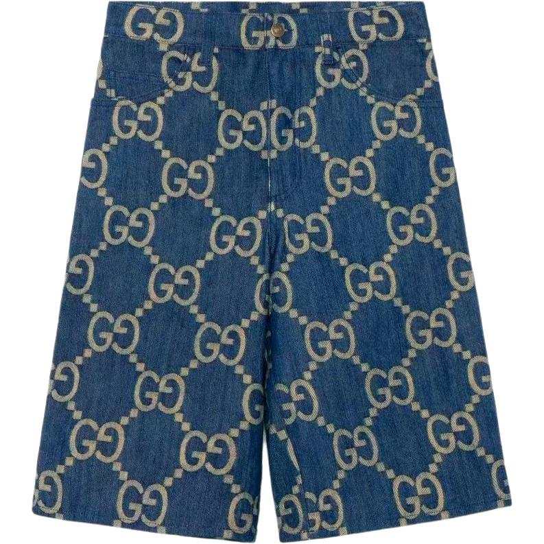 GUCCI Casual Shorts Men's Blue Moderate Other