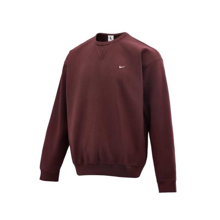 Nike Nike Sweatshirts Men's Burgundy Crew Neck Moderate
