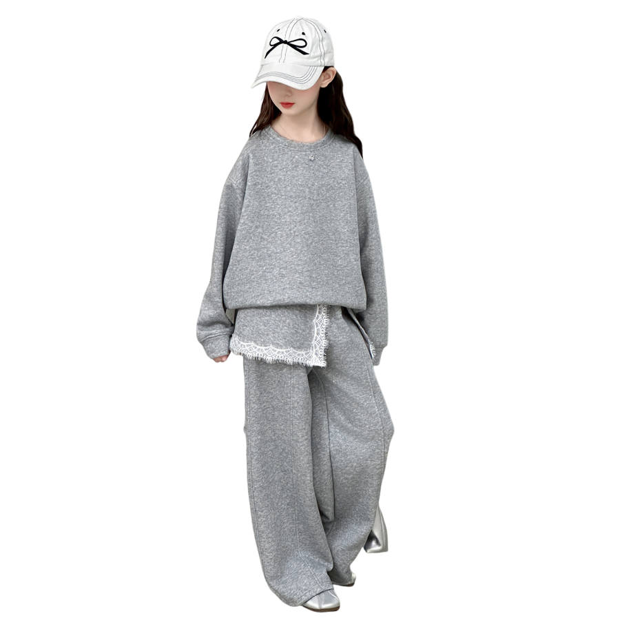 Lanza Casual Sportswear Spring Fall Gray Teenagers