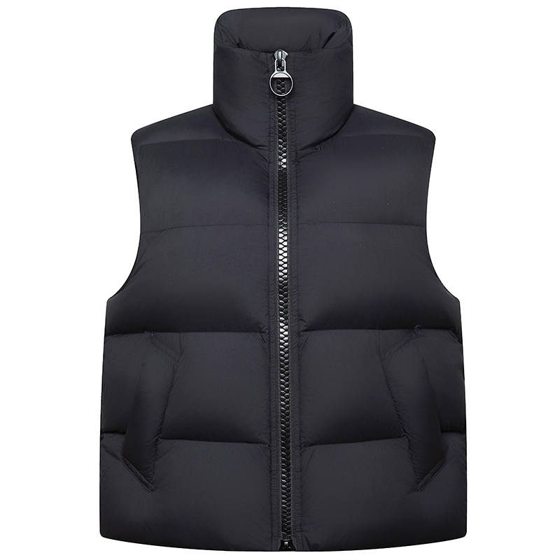 YALU Down Vests Women's Stand Collar Thickened And Fleece Lined Other