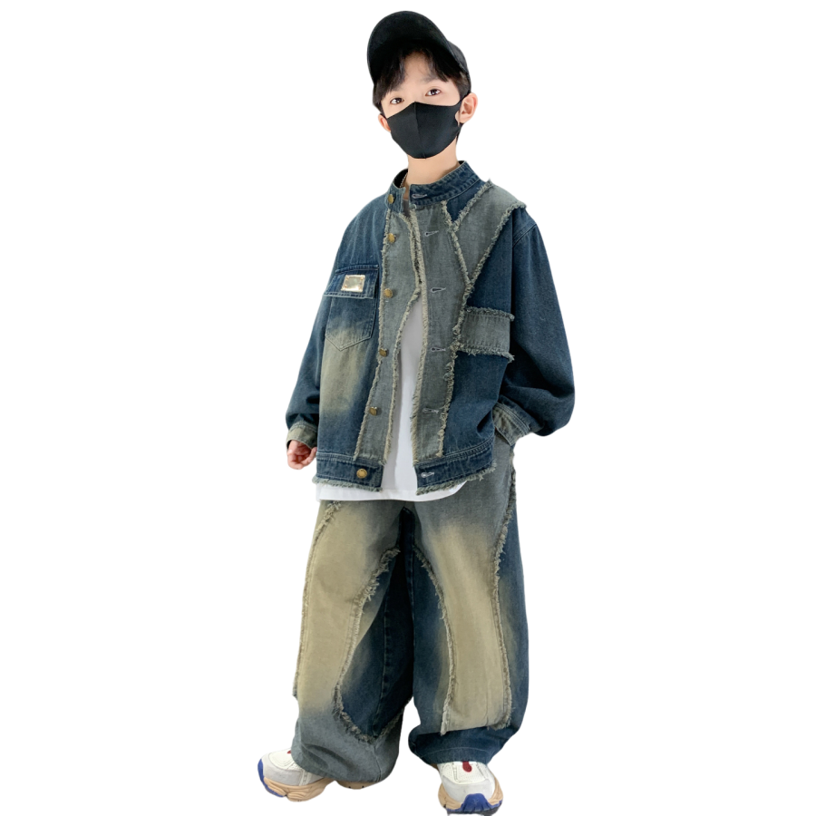 Lanza Casual Sportswear Spring Fall Blue Teenagers