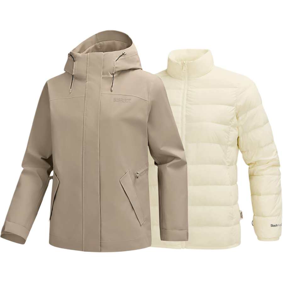 Skechers Wilderness Outdoor Collection Outdoor Hiking Waterproof And Warm Windbreaker Jacket Women's