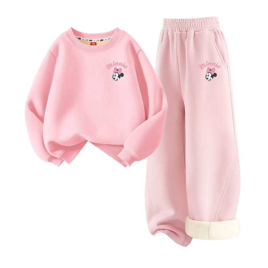 Disney Kids Casual Sportswear Crew Neck Thickness