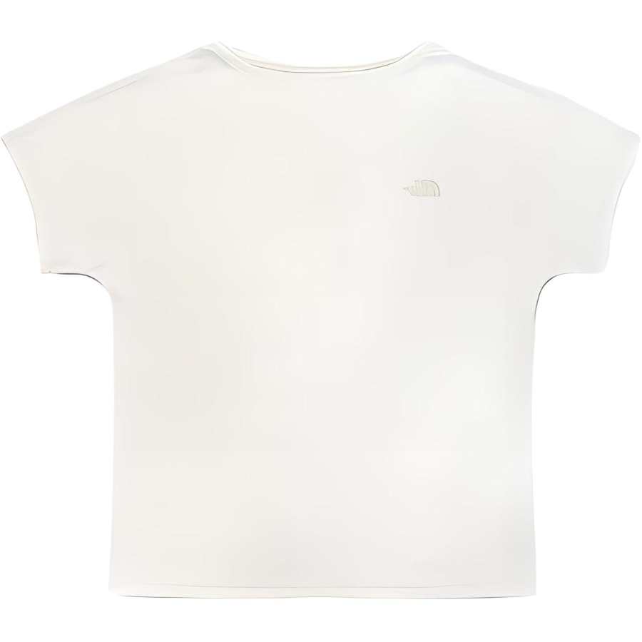THE NORTH FACE T Shirts Women's White Crew Neck Thin Straight Fit