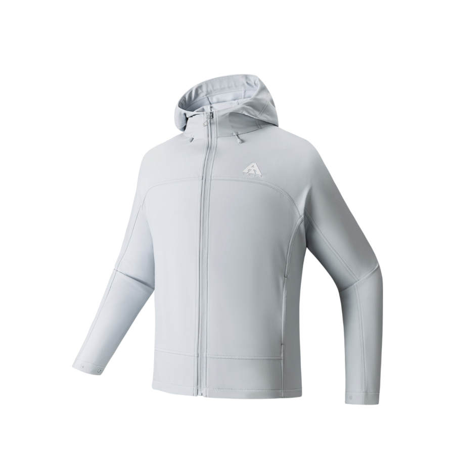 ANTA Jackets Men's Mijiao Gray 3 Hooded Moderate Other