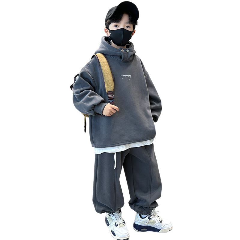 Lanza Casual Sportswear Spring Fall Gray Teenagers