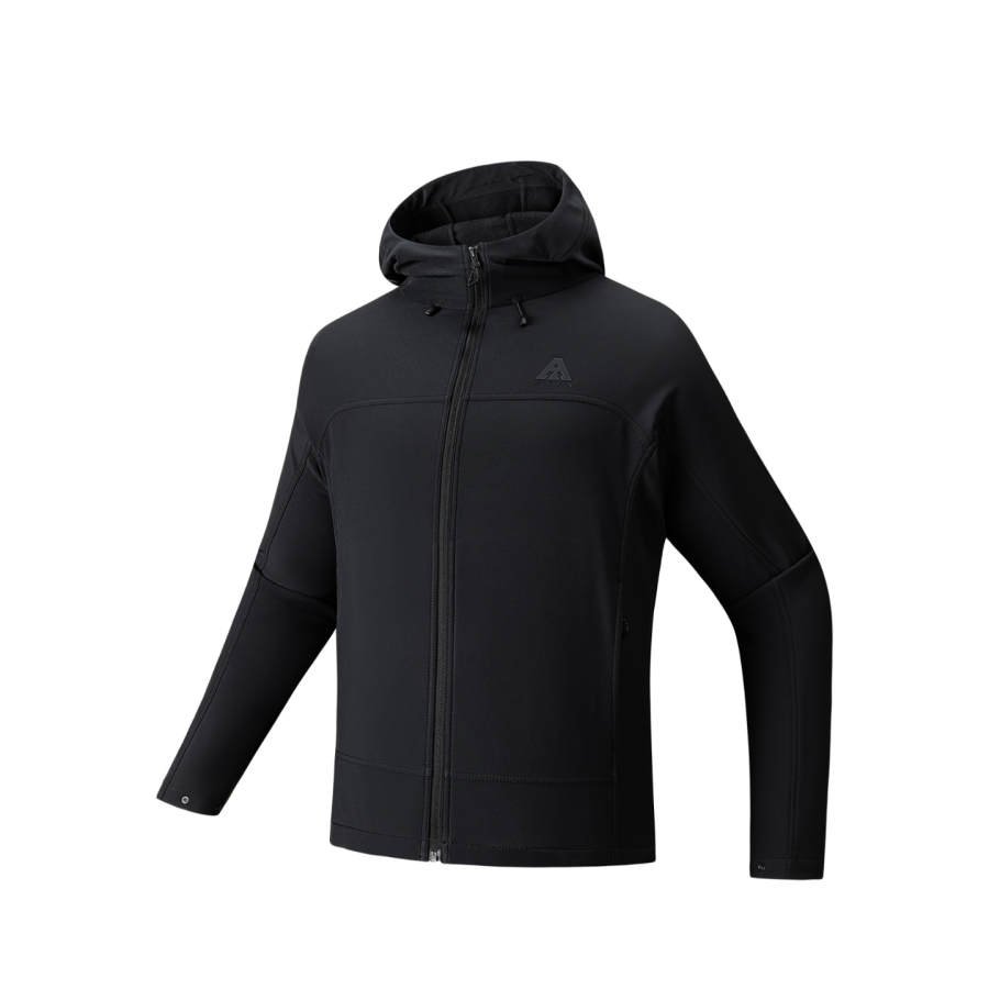 ANTA ANTA Jackets Men's Basic Black 5 Hooded Moderate Other