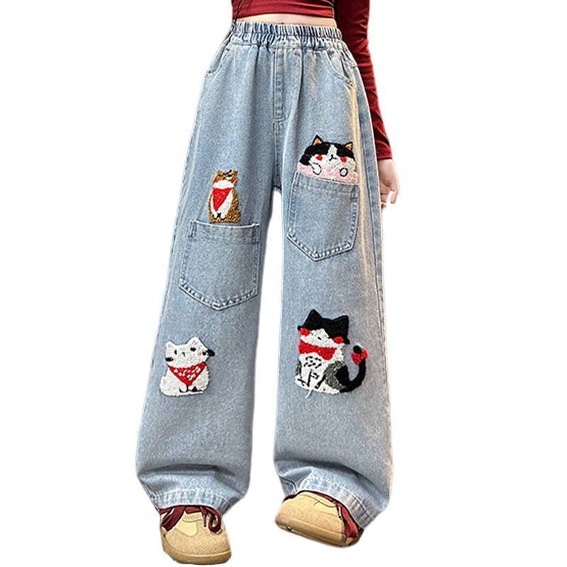 Lanza Casual Jeans Spring Fall Blue Teenagers