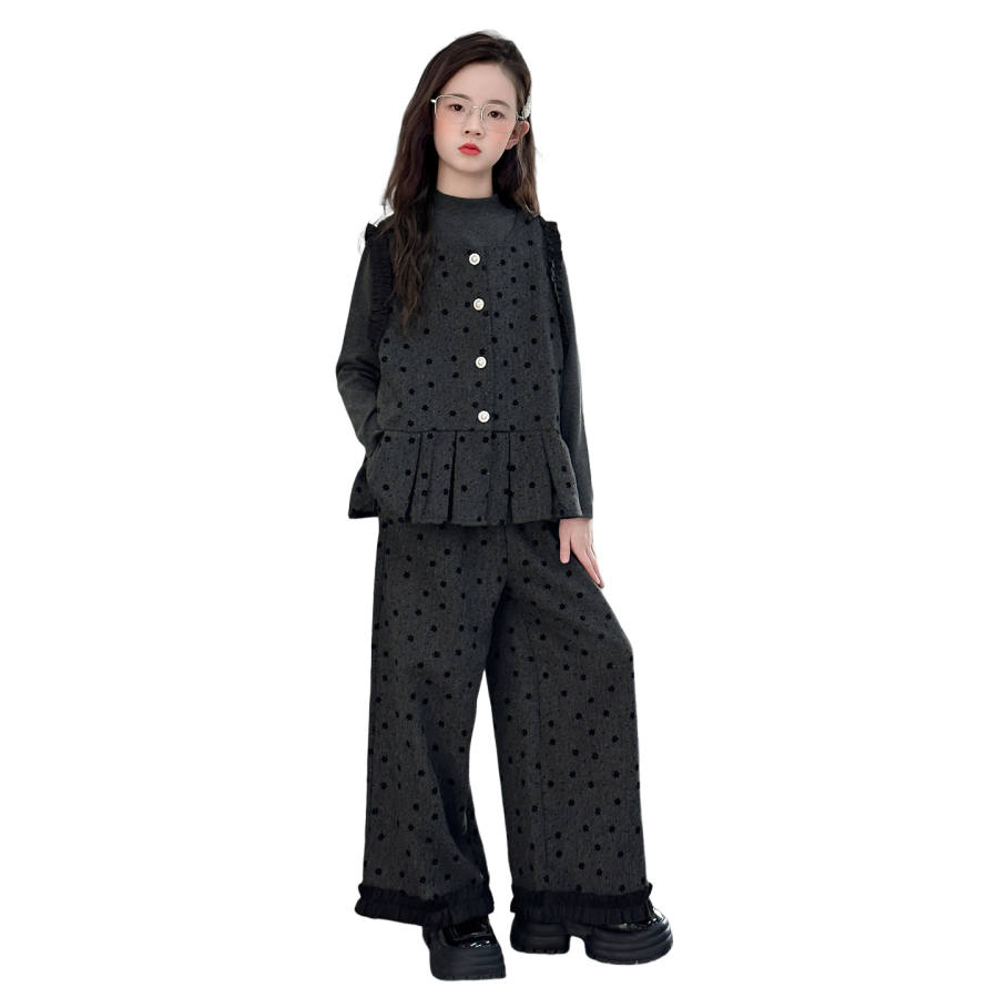 Lanza Casual Sportswear Spring Fall Black Teenagers