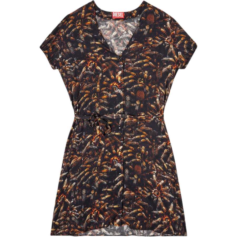 Diesel D-Ollish print mini dress