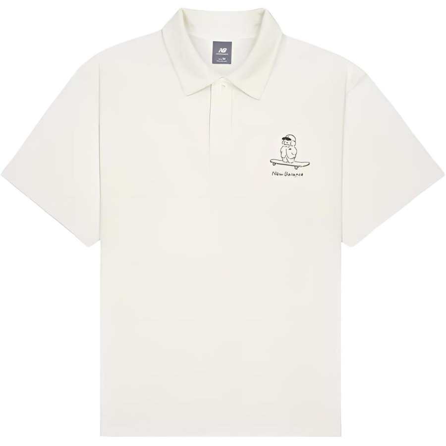 New Balance New Balance Polo Shirt Unisex White