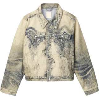 Camperlab sand blasted-effect denim jacket
