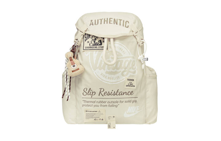 Nike Nike Polyester Vintage Guitar Backpack Regular Unisex Light Orewood Brown White