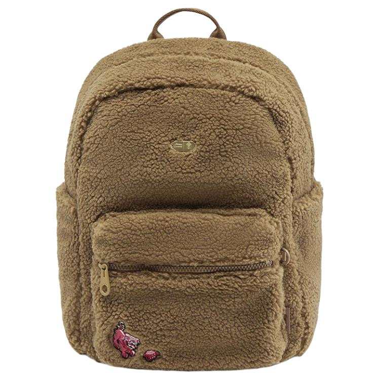 Li-Ning Li Ning Polyester Backpack Unisex Khaki