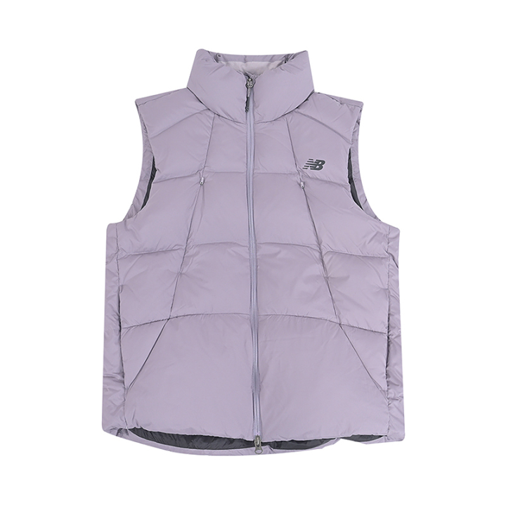 New Balance New Balance Down Vests Men's Purple Stand Collar Moderate