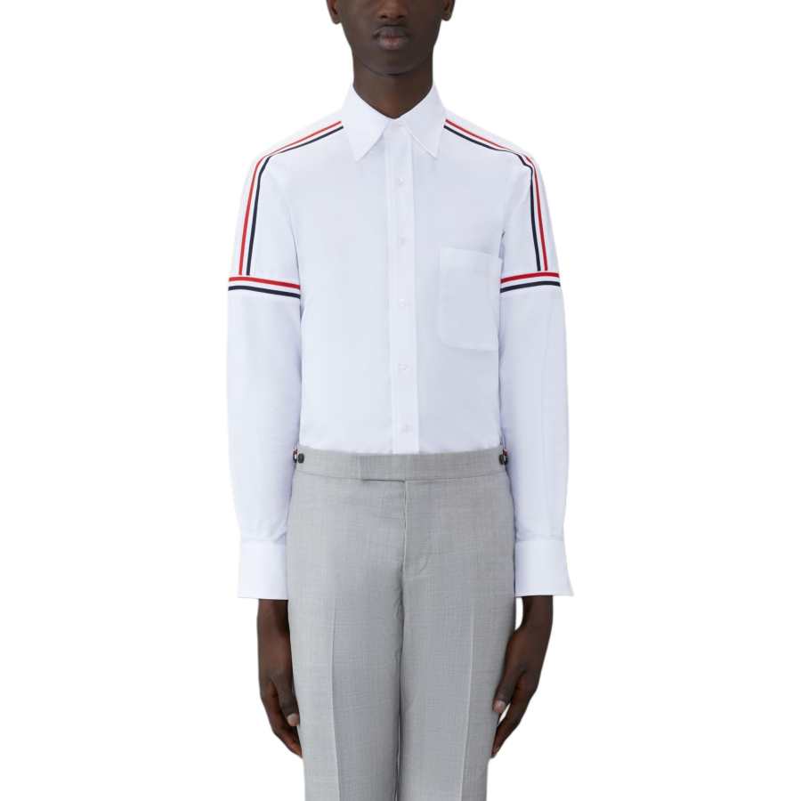 THOM BROWNE THOM BROWNE Logo Patch Shirt