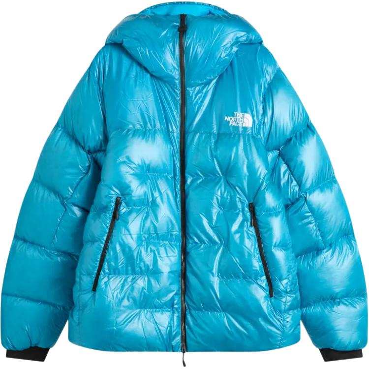 The North Face logo-detail hooded-neckline down coat