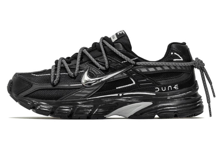 Nike Nike Initiator Fabric Low top Casual City Commuting Running Shoes Men's Silver Black