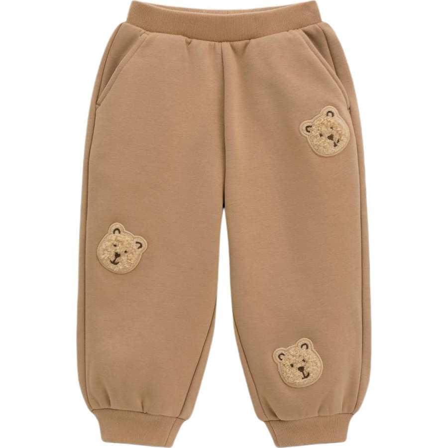 GAP Full Length Pants 3D Embellishment Fleece Lined Elastic Waistband Drawstring Children Aged 3 7 Years Old