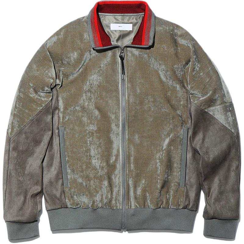 TOGA VIRILIS Sweatshirts Men's Khaki Stand Collar Moderate Straight Fit