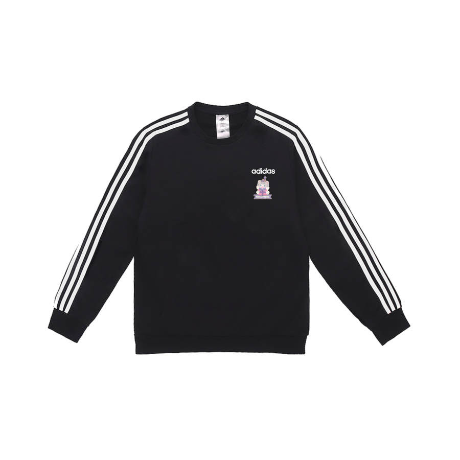 Adidas Adidas Sweatshirts Men's Black Crew Neck Moderate