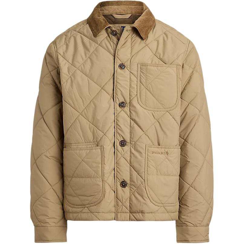 Polo Ralph Lauren quilted corduroy-trim jacket