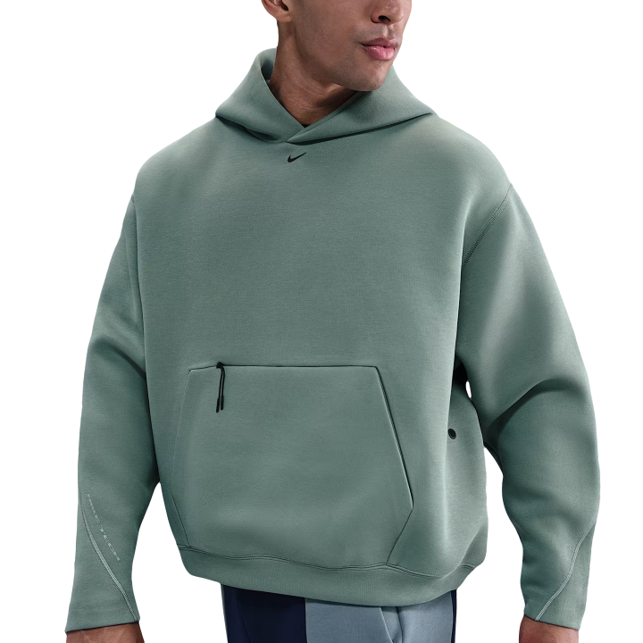 Nike Nike Swoosh Sweatshirts Men's Clay Green/Black Hooded Thickened Regular