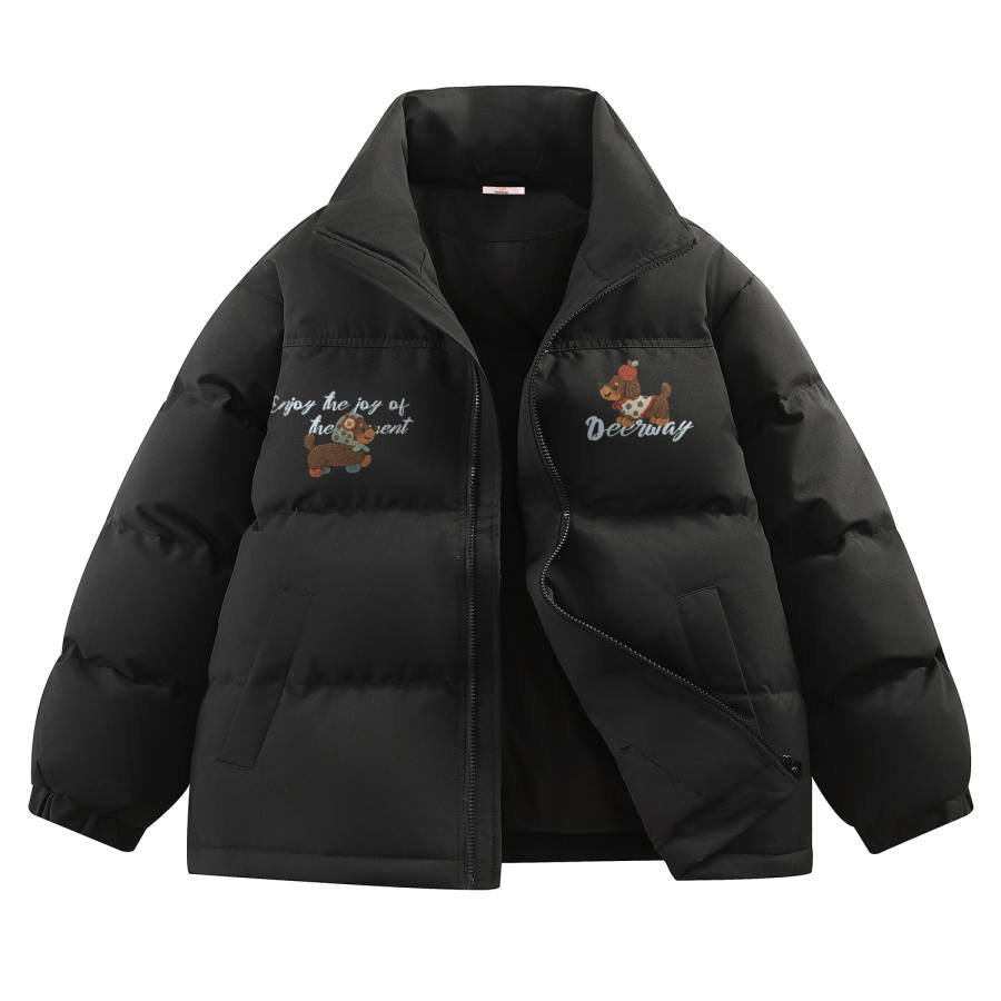 DEERWAY DEERWAY Down Jackets Unisex Stand Collar Thickened