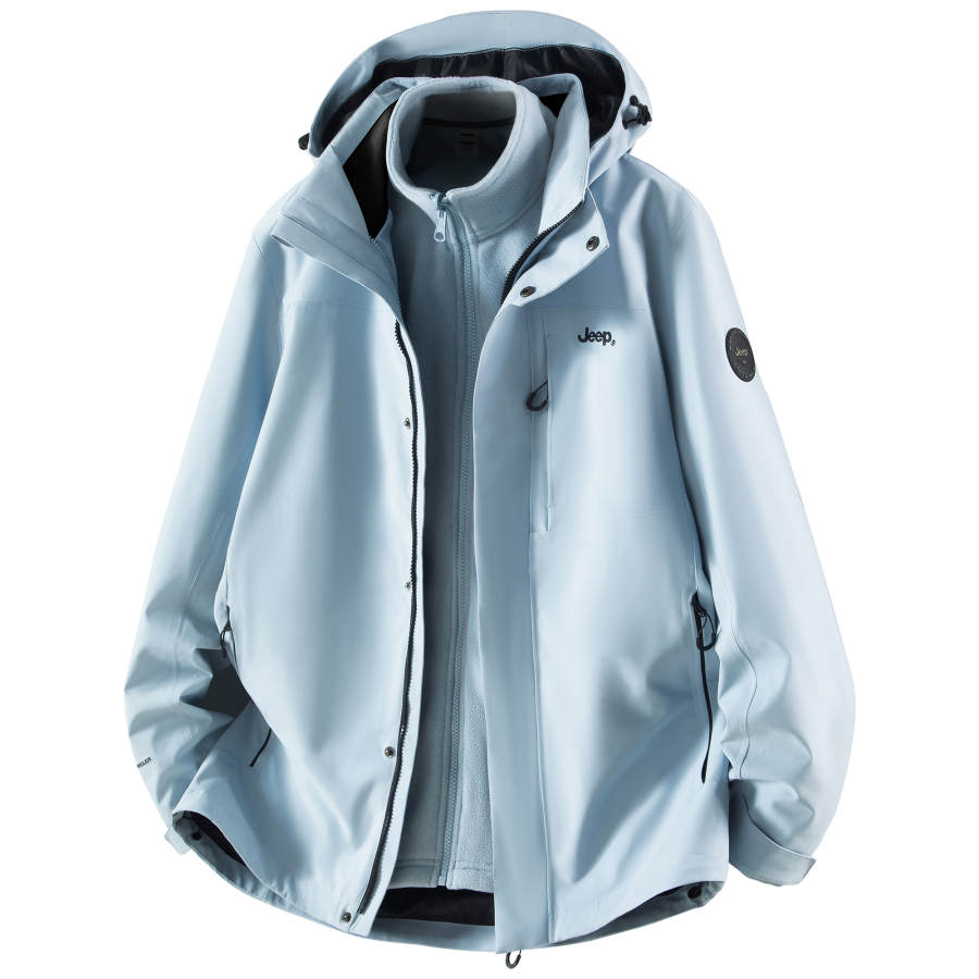 Jeep Leisure Collection Waterproof, Windproof, Breathable, Thermal, Water Repellent Windbreaker Jacket Unisex