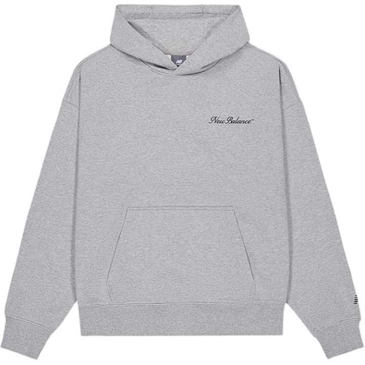 New Balance New Balance Sweatshirts Men's Light Gray Hooded Moderate Regular