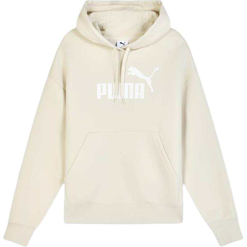PUMA ESS Sweatshirts Women's Snow White Hooded Moderate Regular