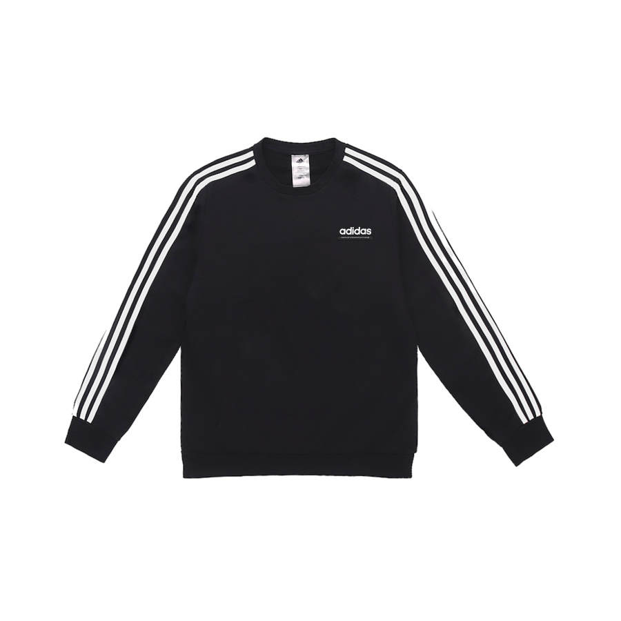 Adidas Adidas Sweatshirts Men's Black Crew Neck Moderate