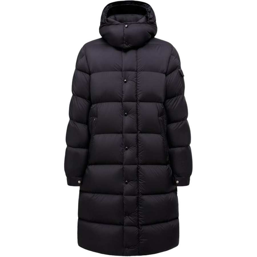 Moncler Moncler Hanoverian Hooded Long Down Jacket Down Jacket Unisex Black