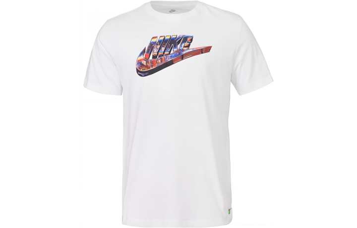 Nike Nike T Shirts Men's White Crew Neck Thin Straight Fit