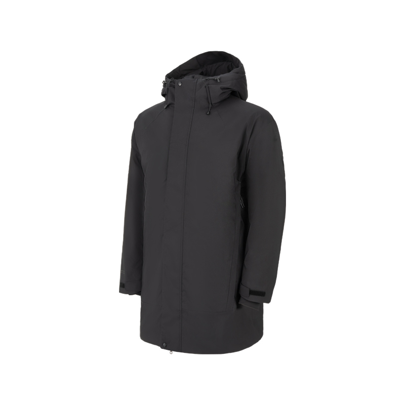 ASICS ASICS Down Jackets Men's Black Hooded Moderate