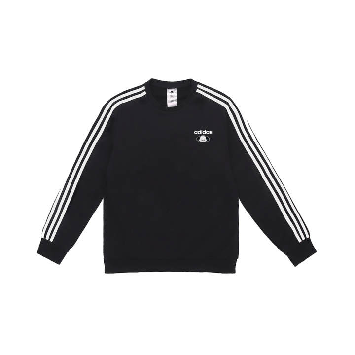 Adidas Adidas Sweatshirts Men's Black Crew Neck Moderate