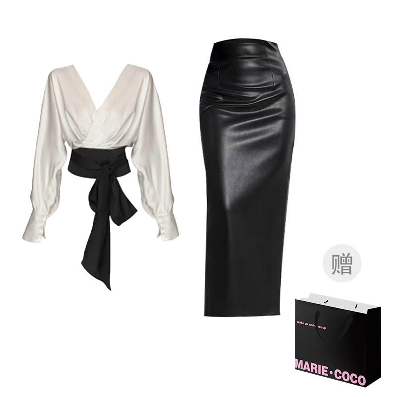 MARIE·COCO Two Piece Skirt Sets Women's Moderate Mid Length