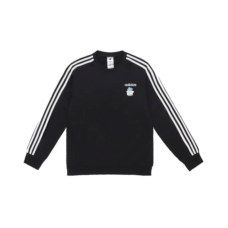 Adidas Adidas Sweatshirts Men's Black Crew Neck Moderate
