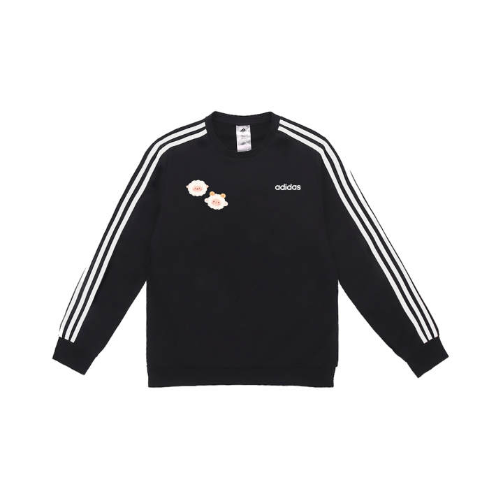 Adidas Adidas Sweatshirts Men's Black Crew Neck Moderate