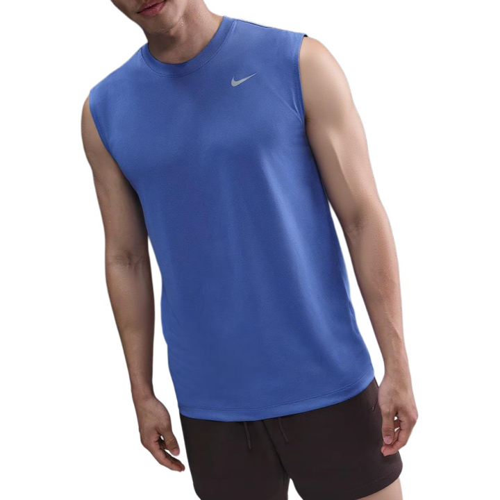 Nike Nike Clothing Tank Tops Men's Comet Blue Crew Neck Moderate Other