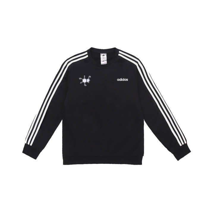 Adidas Adidas Sweatshirts Men's Black Crew Neck Moderate Regular