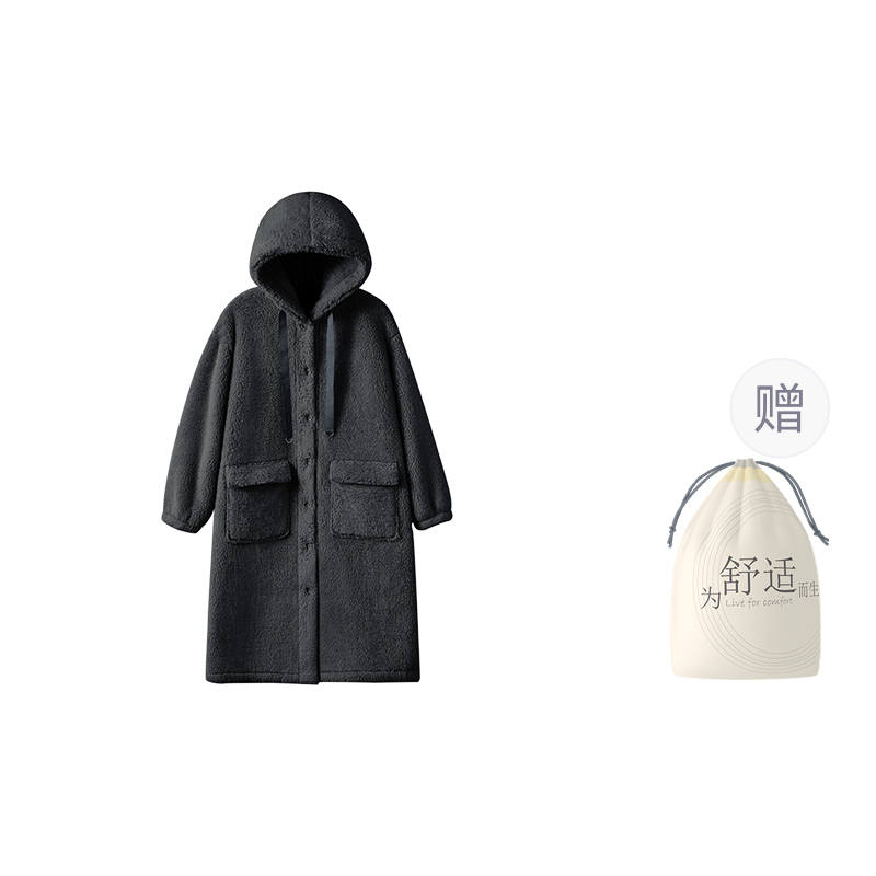 HONGDOUJUJIA Red Beans At Home Sleep Robe Men's