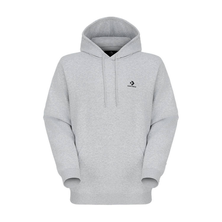Converse Converse Sweatshirts Unisex Gray Hooded Moderate