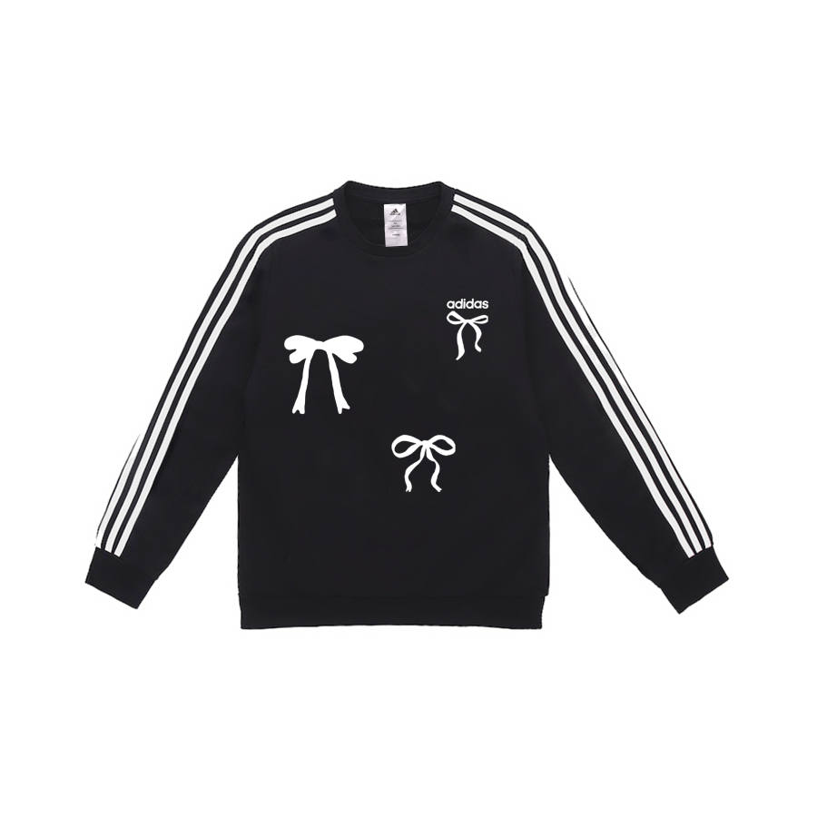 Adidas Adidas Sweatshirts Men's Black Crew Neck Moderate