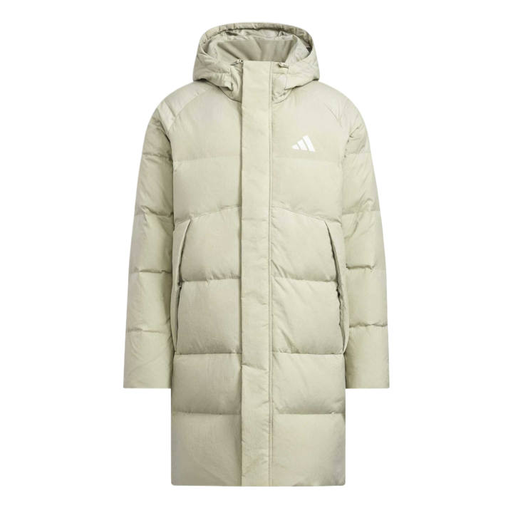 Adidas Adidas Down Jackets Unisex Light Brown Hooded Moderate