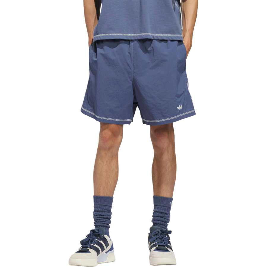 Adidas Originals Long Beach elasticated-waistband shorts
