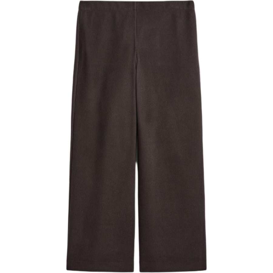 COS Casual Pants Women's Dark Brown Moderate Wide Leg Pants