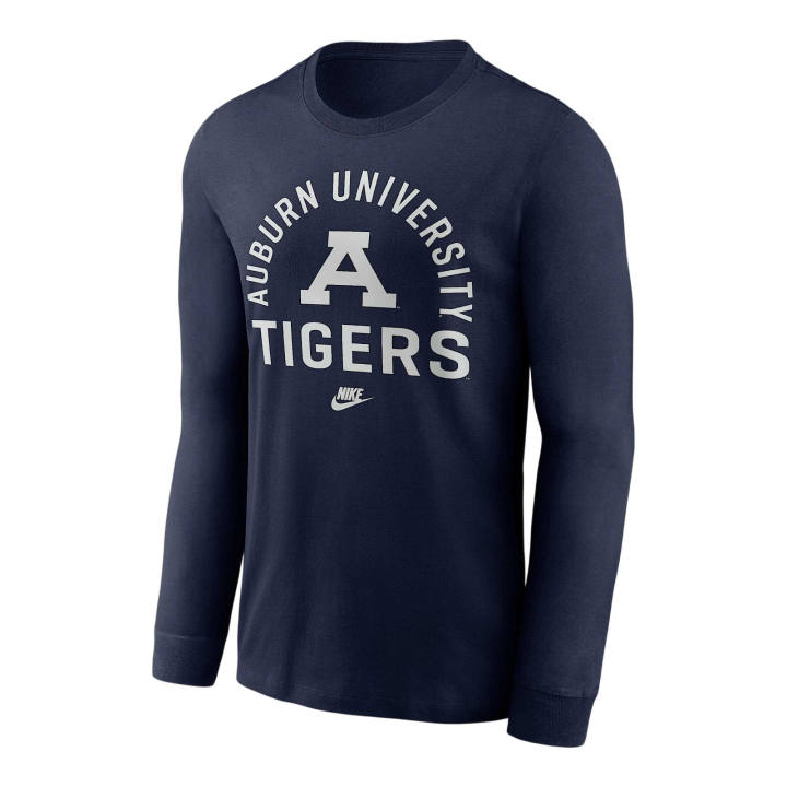 Nike Nike Auburn Legacy Arched Logo Men's Nike College Long-Sleeve T-Shirt