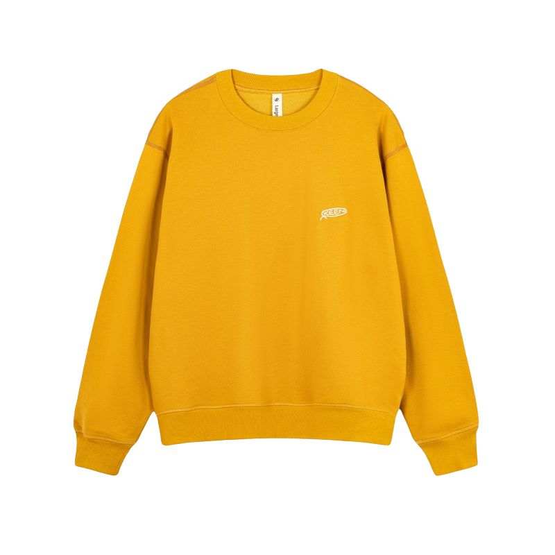 Keen Sweatshirts Unisex Lemon Crew Neck Moderate
