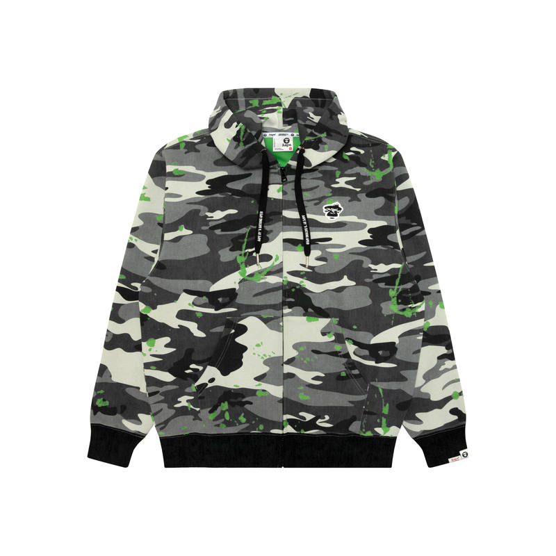 Aape Sweatshirts Men's Gray GYZ Hooded Moderate Other